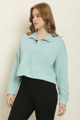 universal traderss Full Sleeve Solid Women Sweatshirt