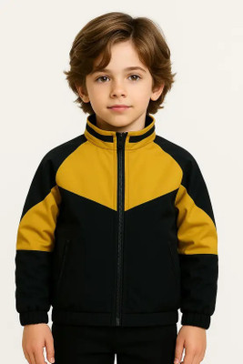 FARQAD Full Sleeve Colorblock Boys Jacket