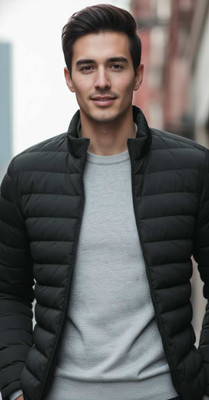 nikline Full Sleeve Solid Men Jacket