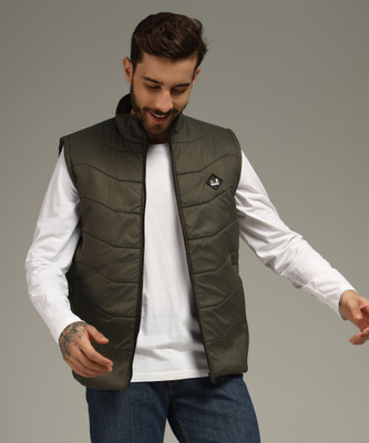 METRONAUT Sleeveless Self Design Men Jacket