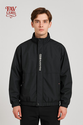fav label Full Sleeve Solid Men Jacket