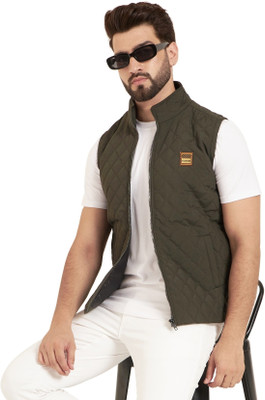 ARDLOR Sleeveless Solid Men Jacket