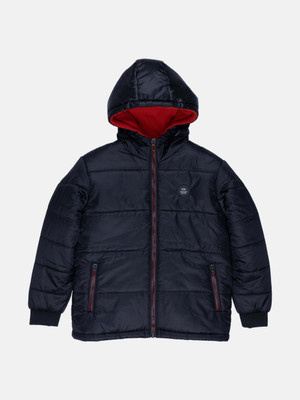 Status Quo Full Sleeve Solid Boys Jacket