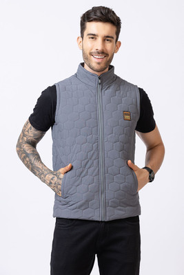 LEXCOT Sleeveless Solid Men Jacket