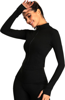 Xingr Full Sleeve Solid Women Jacket