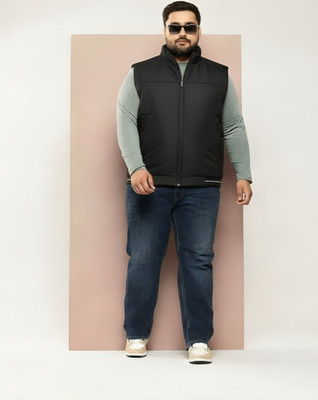 MAYKR Sleeveless Solid Men Jacket