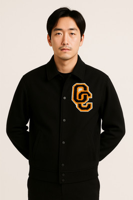 Damler Full Sleeve Solid, Applique Men Jacket