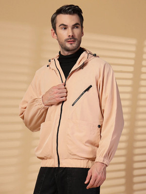 CHKOKKO Full Sleeve Solid Men Jacket
