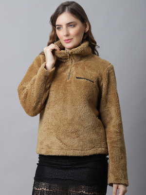 Jakanary Full Sleeve Self Design Women Jacket