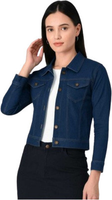 UFC collections Full Sleeve Solid Women Denim Jacket