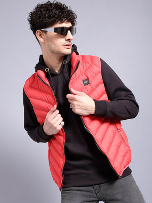 The Indian Garage Co. Sleeveless Solid Men Jacket