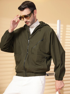 CHKOKKO Full Sleeve Solid Men Jacket