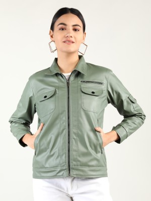 CHKOKKO Full Sleeve Solid Women Jacket