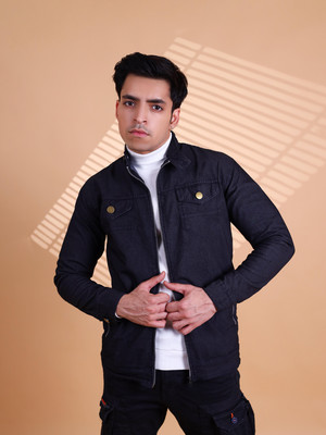 KLIZEN Full Sleeve Solid Men Denim Jacket