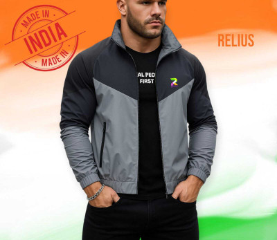 RELIUS Full Sleeve Colorblock Men Jacket