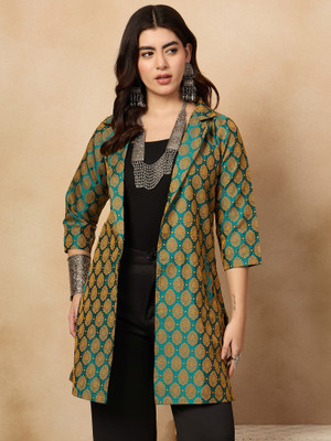 InWeave 3/4th Sleeve Printed Women Jacket