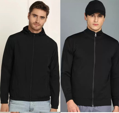 JVBRANGI Full Sleeve Solid Men Jacket