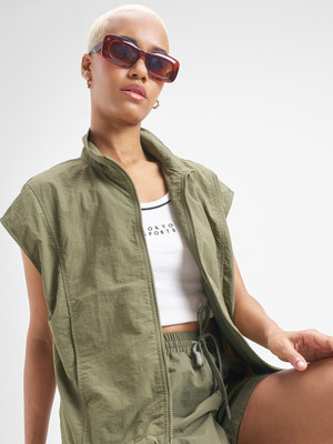 Tokyo Talkies Sleeveless Solid Women Jacket