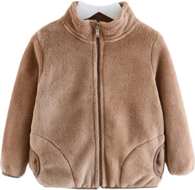 MOMISY Full Sleeve Solid Baby Boys & Baby Girls Jacket