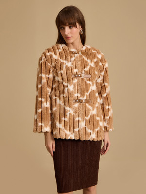 KAZO Full Sleeve Self Design Women Jacket