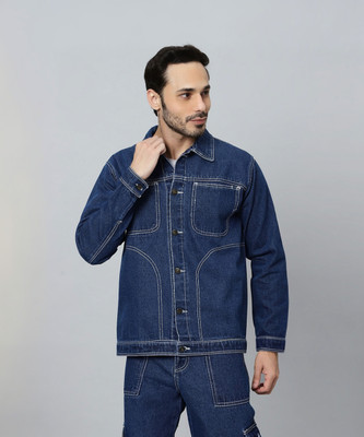 ARBIA FUNKI Full Sleeve Washed Men Denim Jacket