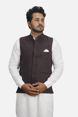 gargian master cut Sleeveless Checkered Men Jacket