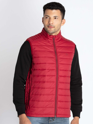 Status Quo Sleeveless Self Design Men Jacket