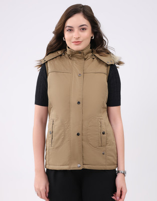 MONTE CARLO Sleeveless Solid Women Jacket