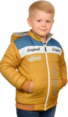 IAC Full Sleeve Printed, Colorblock Boys Jacket