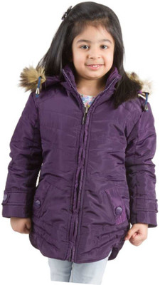Burdy Full Sleeve Solid Girls Jacket