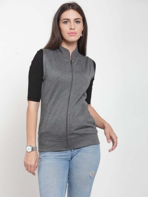 TANDUL Sleeveless Solid Women Jacket