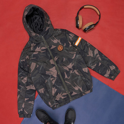 Pantaloons Junior Full Sleeve Printed Boys Jacket