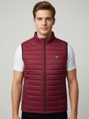 warmlay Sleeveless Solid Men Jacket