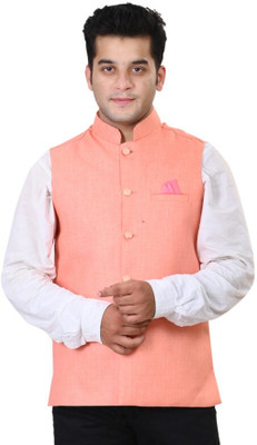 Vriaane Sleeveless Solid Men Jacket