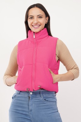 Deshi Girl Sleeveless Solid Women Jacket