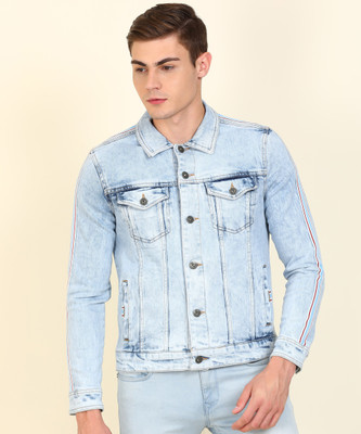 FLYING MACHINE Full Sleeve Solid Men Jacket