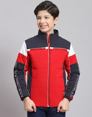MONTE CARLO Full Sleeve Colorblock Boys Jacket