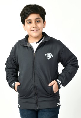 IAC Full Sleeve Self Design Boys Jacket