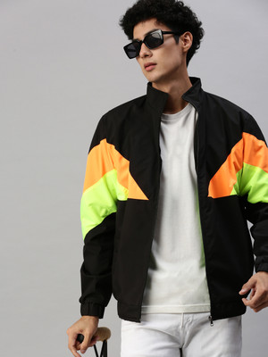 VOXATI Full Sleeve Colorblock Men Jacket