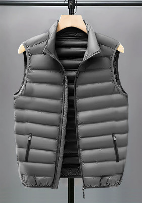 Lripsome Sleeveless Self Design Men Jacket