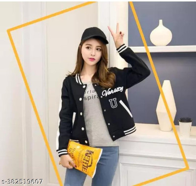 S R S FASHION Full Sleeve Striped Women Jacket