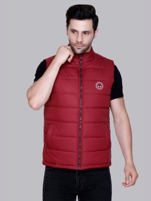 IF-INDIAN FORT Sleeveless Solid, Printed Men Jacket