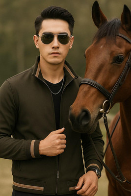 RUMORS Full Sleeve Solid Men Jacket