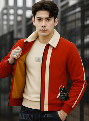 FUTSE PENO Full Sleeve Solid, Striped Men Jacket