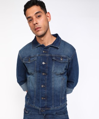 Pepe Jeans 3/4th Sleeve Washed Men Jacket