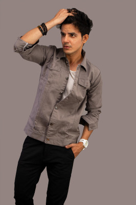KLIZEN Full Sleeve Solid Men Denim Jacket