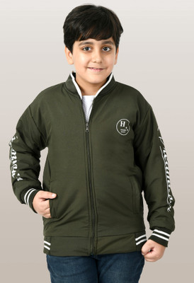 IAC Full Sleeve Solid Boys Jacket