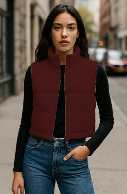 Eastern Uniforms Sleeveless Self Design Women Jacket