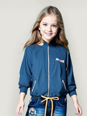 AWIBE Full Sleeve Solid Girls Jacket