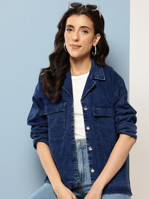 METRONAUT Full Sleeve Solid Women Denim Jacket